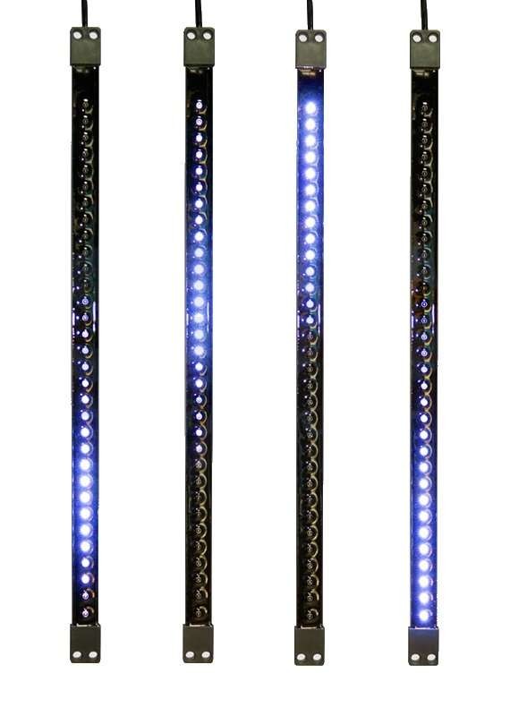  Электроукрашение "Тающая сосулька" 2х32LED 0.5м 1.5Вт син. двусторонняя 9.5В черн. корпус IP65 NEON-NIGHT 256-124 