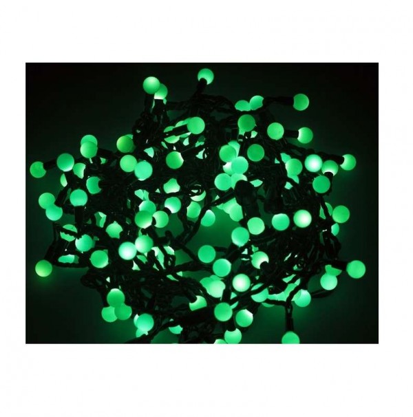  Гирлянда "LED ШАРИКИ" 20мх1.75см 200LED 16Вт 220В IP44 зел. NEON-NIGHT 303-524 