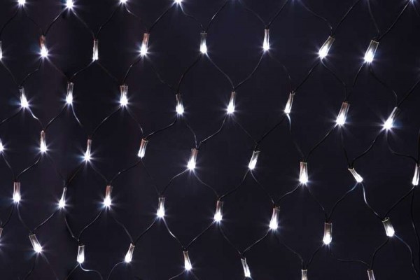  Гирлянда Сеть "НЕТ ЛАЙТ" 2х1.5м 288LED 18Вт 220В IP44 бел.; черн. провод NEON-NIGHT 215-021 