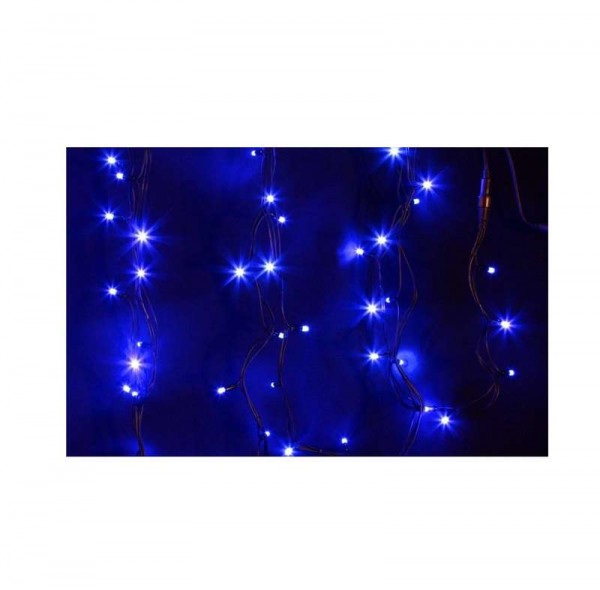  Гирлянда "ДЮРАПЛЕЙ" 20м 200LED 13Вт 220В IP67 син.; черн. провод NEON-NIGHT 315-153 