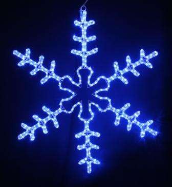  Фигура из дюралайта "Снежинка большая" 95х95см 56Вт 220В IP44 син. NEON-NIGHT 501-332 