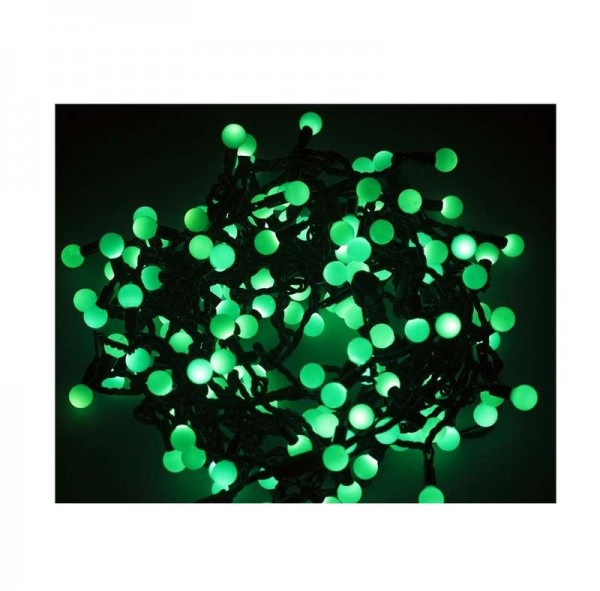  Гирлянда "LED ШАРИКИ" 20мх1.75см 200LED 16Вт 220В IP44 зел. NEON-NIGHT 303-504 