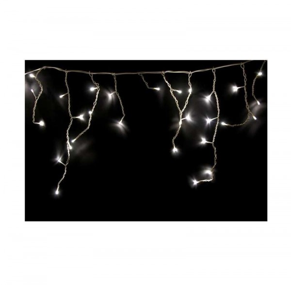  Гирлянда "Айсикл" (бахрома) 1.8х0.5м 48LED бел. 3Вт 220В IP44 провод бел. Neon-Night 255-025 