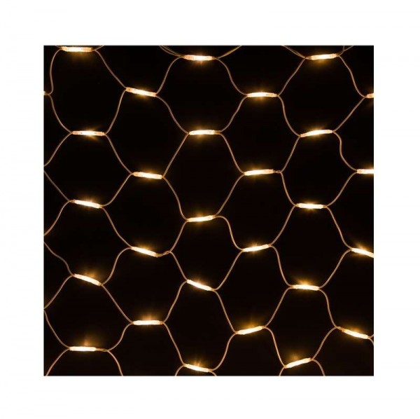  Гирлянда "Сеть" 2х3м 432LED тепло-бел. провод бел. каучук NEON-NIGHT 217-146 