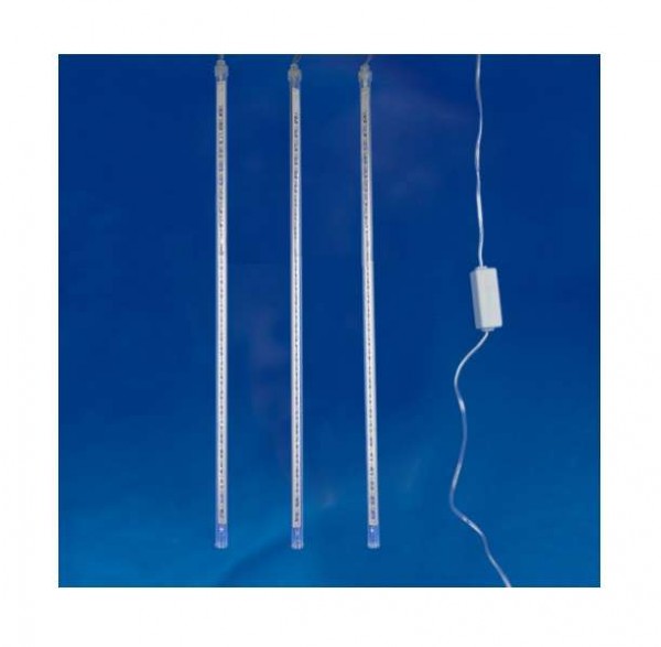  Занавес светодиодный "Радуга-1" ULD-E3104-288/DTK BLUE IP20 RAINBOW-1 3.1х0.4м 4 подвеса 288LED син. свет провод прозр. Uniel UL-00001409 