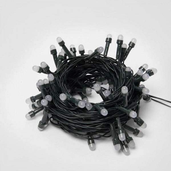  Гирлянда светодиодная ULD-S0800-100/DGA MULTI IP20 PEARLS с контроллером «Жемчужины» 8м разноцвет. свет провод зел. Uniel UL-00005473 