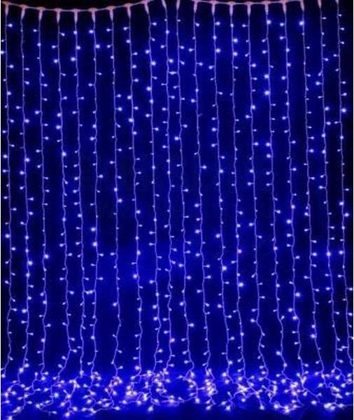  Электрогирлянда "Занавес" 150х150 368 LED синий ШК JazzWay 4690601035509 