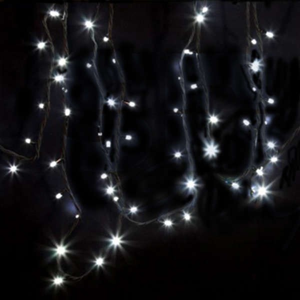  Гирлянда "ДЮРАПЛЕЙ" 12м 120LED 8Вт 220В IP54 черн. провод; бел. NEON-NIGHT 315-135 