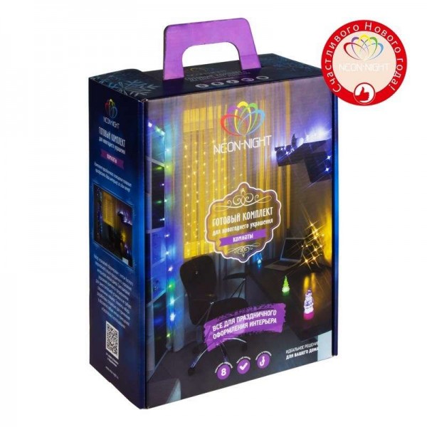  Набор "Комната" цвет гирлянд тепл. бел. Neon-Night 500-026 