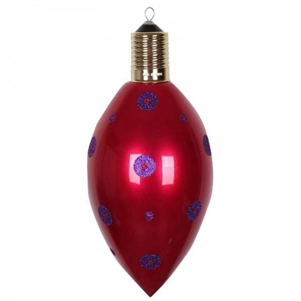  Фигура елочная "Клубничка" 40см борд. (уп.6шт) Neon-Night 502-292 