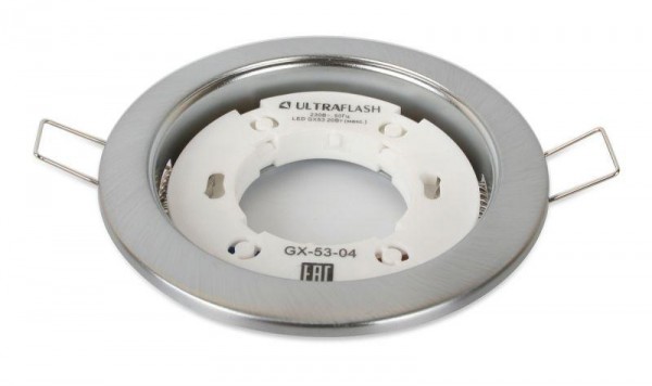  Светильник встраив. металл GX-53-04 220В мат. хром Ultraflash 14058 