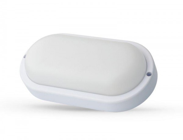  Светильник светодиодный влагозащ. LBF-0401S C01 12Вт IP54 220В с датчиком движения овал Ultraflash 13339 