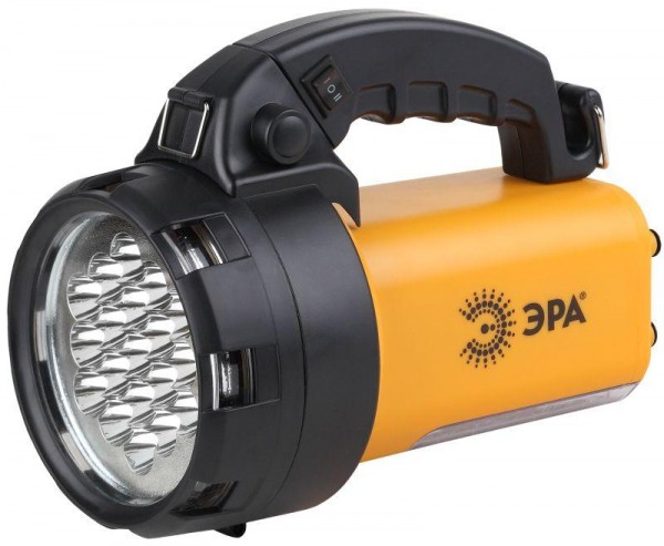  Фонарь-прожектор PA-601 АЛЬФА 19LED+24LED аккум. литий 3А.ч ЗУ 220В+12В (инд. упак.) ЭРА Б0031036 
