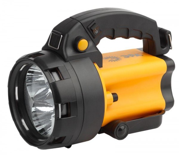  Фонарь-прожектор PA-604 АЛЬФА 3x1ВтLED SMD аккум. литий 3А.ч сигнал.св. ЗУ 220В+12В (инд. упак.) ЭРА Б0031035 