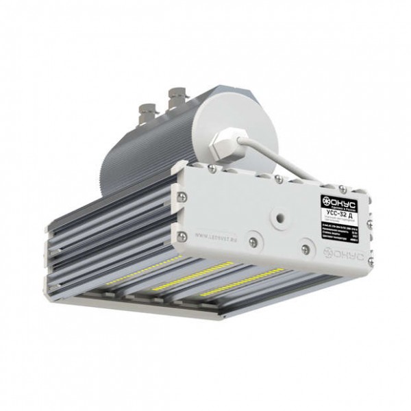  Светильник взрывозащищенный УСС-32 Д AC/DC 20-38/20-55 LED 5000К IP67 2Ex консольное крепление ФОКУС USS00-032D3BEF02F04002 