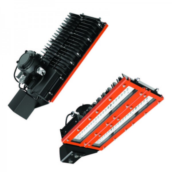  Светильник взрывозащищенный LAD LED R320-2-120G-230AC-50K Ex 110Вт 5000К IP66 230В КСС типа "Д" консольное крепление LADesign LADLED2LSG230AC50KEx 
