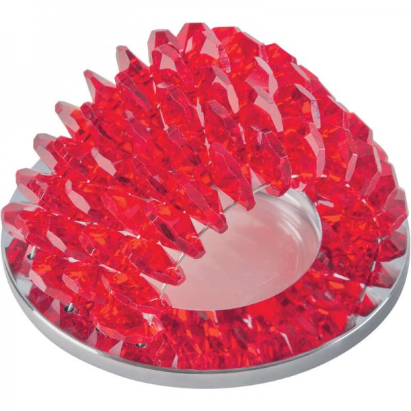  Светильник DLS-P110 "Peonia" GU5.3 CHROME/RED Fametto 10731 