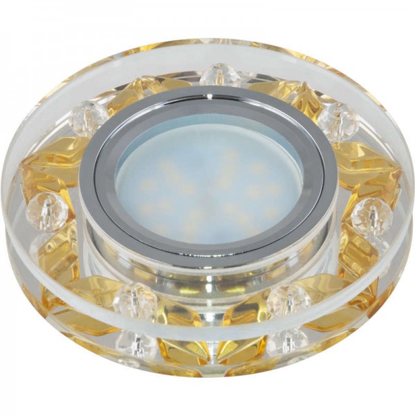  Светильник DLS-P103 "Peonia" GU5.3 CHROME/GOLD Fametto 09988 