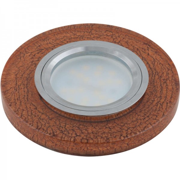  Светильник DLS-L104 "Luciole" CHROME/BROWN 1х35Вт GU5.3 IP20 Fametto 10719 