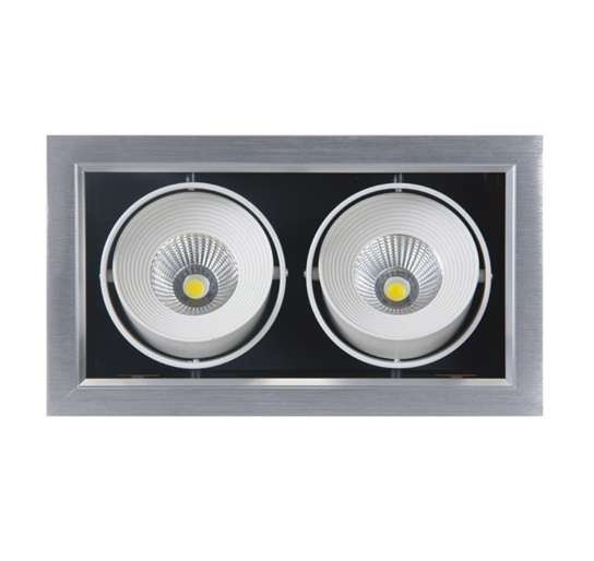  Светильник PSP-S 112 LED 9Вт 4000К IP40 24град. карданный сер. JazzWay 1038135 