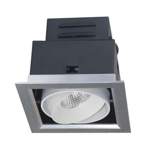  Светильник PSP-S 111 LED 9Вт 4000К IP40 24град. карданный сер. JazzWay 1038111 