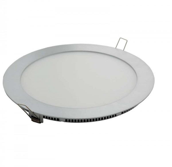  Светильник TRP18-03-W-01 LED 18Вт 3000К IP40 (S) рифл. стекло корпус серебр. Новый Свет 400300 