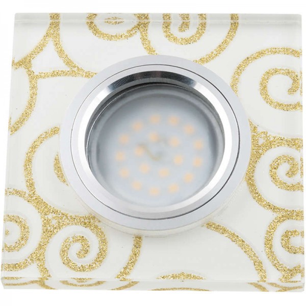  Светильник DLS-L207 GU5.3 CHROME/WHITE "Luciole" Fametto UL-00000382 