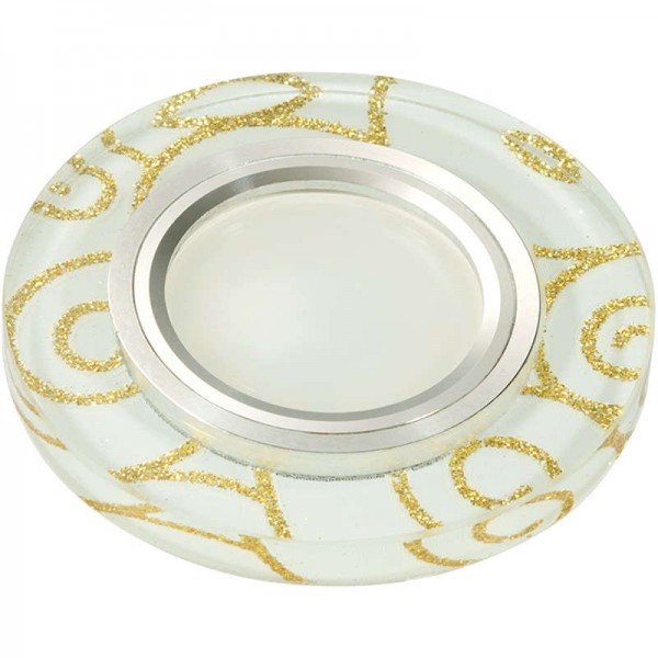  Светильник DLS-L206 GU5.3 CHROME/WHITE "Luciole" Fametto UL-00000381 