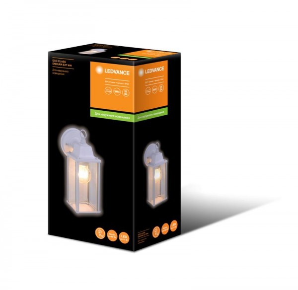  Светильник ECOCLASS ENDURA 60Вт/12Вт E27 IP43 бел. LEDVANCE 4058075316249 