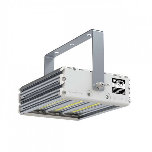  Светильник УСС-24 Д LED 25Вт 4000К IP67 AC20-38/DC20-55 крепление cкоба ФОКУС USS00-024D3DDF03F04002 