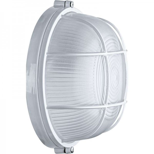  Светильник ЛОН 94 803 NBL-R2-60-E27/WH 1х60Вт E27 IP54 (аналог НПБ 1302 бел. круг с решеткой 60Вт) Navigator 94803 