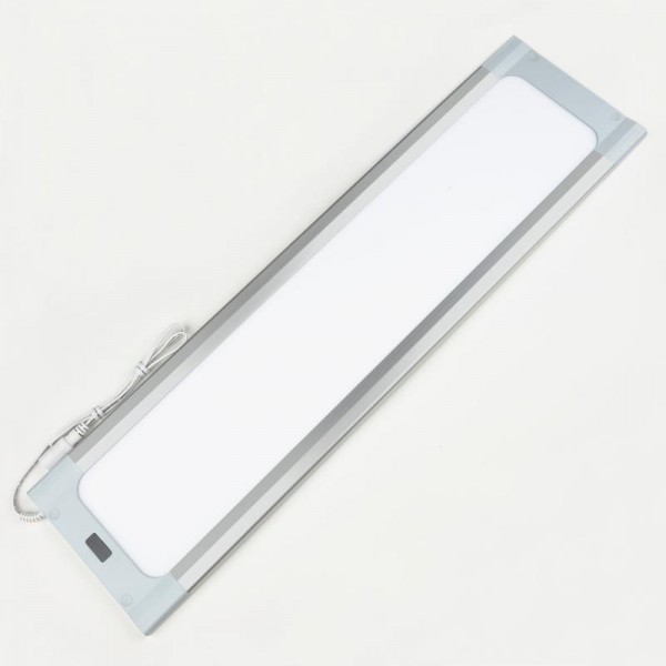  Светильник светодиодный ULI-F42-7.5Вт/RGB/RC/DIM SENSOR IP20 SILVER ультратонкая с бесконтактным выкл. диммер. пульт ДУ панель Uniel UL-00003038 