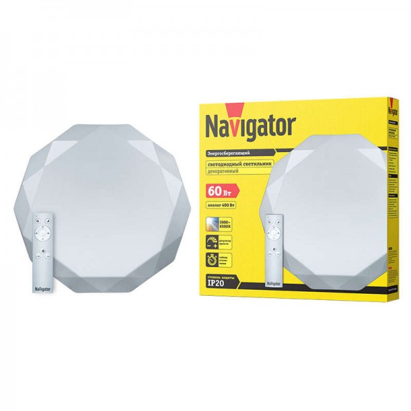  Светильник 61 661 NBL-RC01-60-MK-IP20-LED алмаз Navigator 61661 