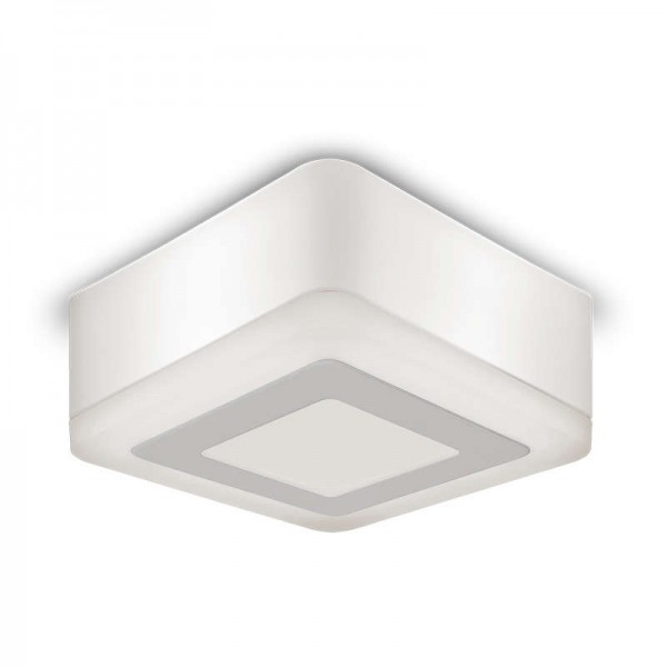  Светильник светодиодный Backlight BL220 105х105х40 6Вт 3000К накладной квадрат акрил Gauss BL220 
