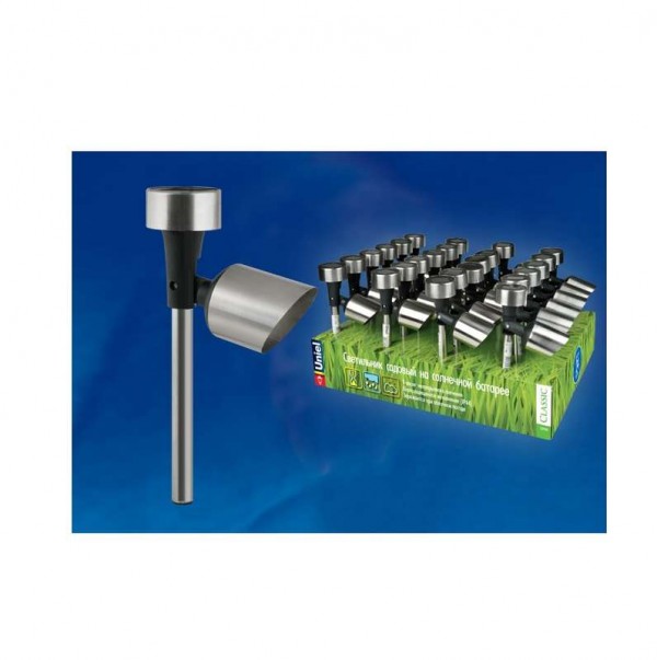  Светильник садовый USL-C-690/MT375 SPOT IP44 1хААA Ni-Cd аккумулятор в/к солнечная батарея бел. свет SET24 Uniel UL-00001686 
