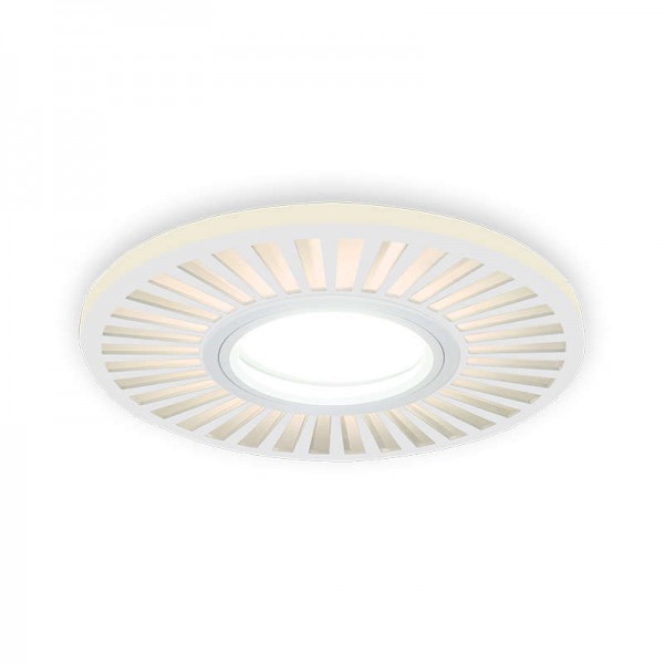  Светильник светодиодный Backlight BL137 GU5.3 3Вт 3000К круглый/узор. бел. Gauss BL137 