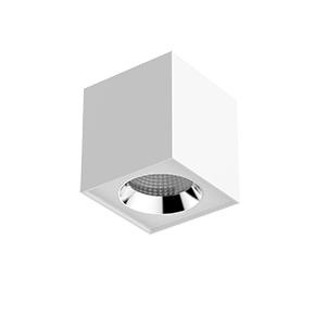  Светильник светодиодный DL-02 Cube 125х135 20Вт 4000К 35град. накладной RAL9010 бел. матовый VARTON V1-R0-00360-20000-2002040 