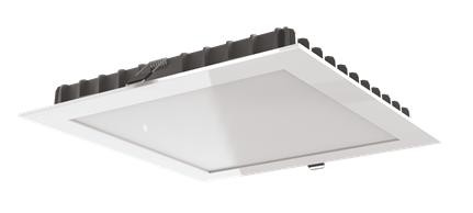  Светильник светодиодный Downlight 200х200х25 25Вт 4000К IP44 квадратный встраив. VARTON V1-R0-00342-10000-4402540 
