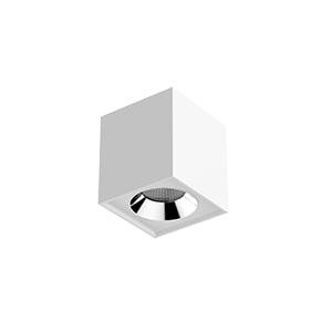  Светильник светодиодный DL-02 Cube 100х110 12Вт 3000К 35град. накладной RAL9010 бел. матовый VARTON V1-R0-00360-20000-2001230 