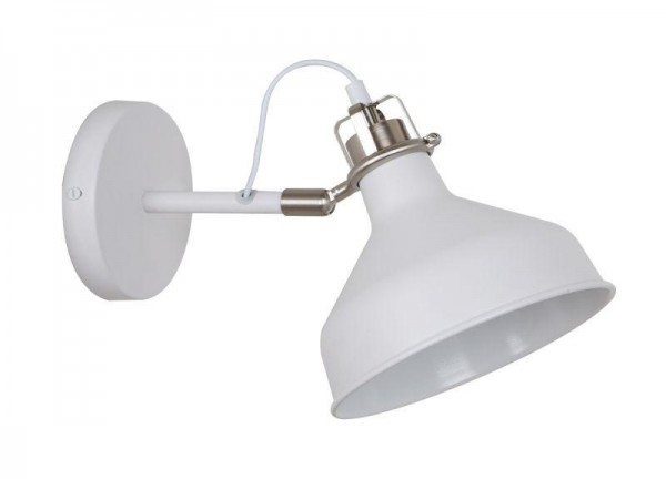 Светильник WML-425 С71 настен. Amsterdam 1хE27 40Вт 230В бел.+хром Camelion 13022 