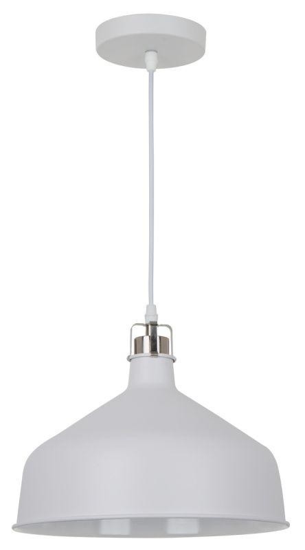 Светильник PL-425L С71 подвес. Amsterdam 1хE27 60Вт 230В бел.+хром Camelion 13031 