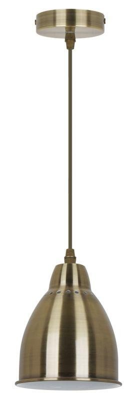  Светильник PL-430S-1 С59 подвес. LOFT 1хE27 60Вт 230В старин. медь Camelion 13084 