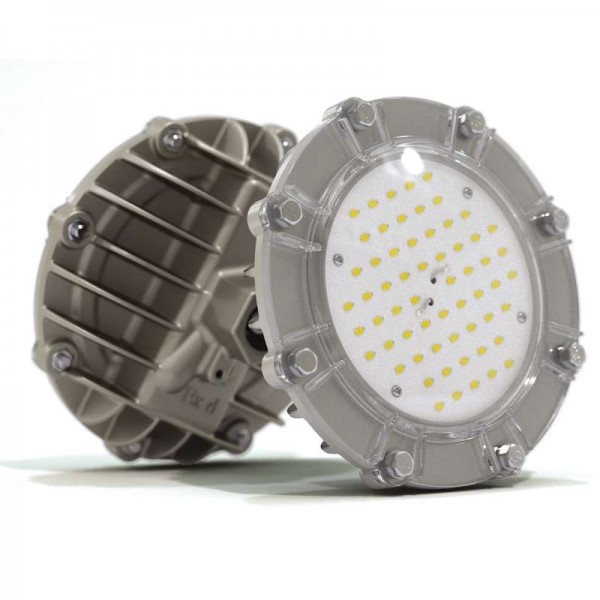  Светильник взрывозащищенный АТ-ДСП-33/22-220VAC IP67-EX "Arsenal" LED 22Вт 1ExSIIT6 X 2700лм 4700К 120град. IP67 (резб. 3/4) Атон АТДСП3322220VACIP67EX 
