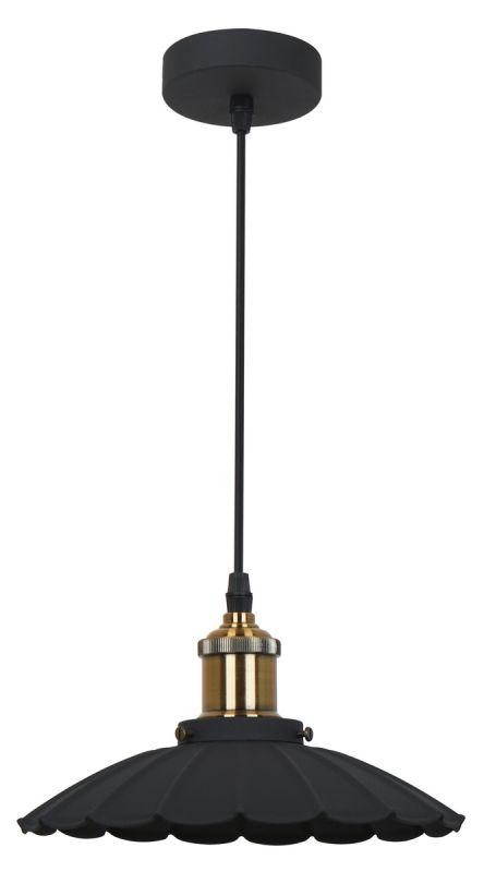  Светильник PL-427SS С64 подвес. London 1х E27 60Вт 230В черн.+бронза Camelion 13041 