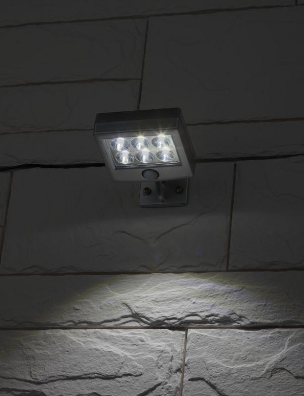  Прожектор садовый ERAFS024-07 6LED 150лм с датчиком движения выносная солнечная батарея ЭРА Б0044247 