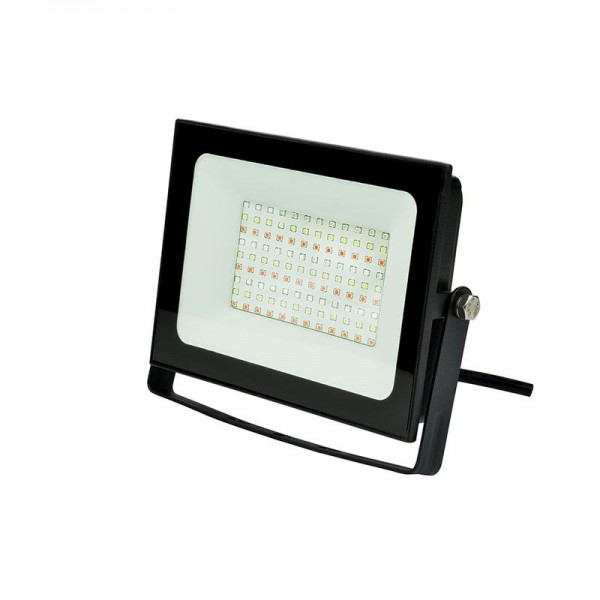  Прожектор светодиодный ULF-F60-50W/RGB IP65 200-240В BLACK мультиколор пульт ДУ (в/к) черн. Uniel UL-00007123 
