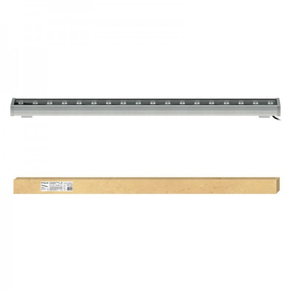  Прожектор светодиодный линейный ULF-Q552 18W/WW IP65 SILVER 1000мм теплый бел. свет угол 45град. Volpe UL-00001434 