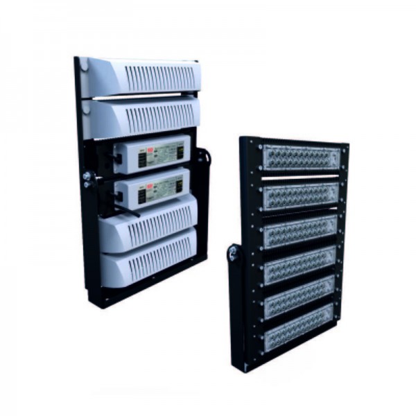  Светильник светодиодный LAD LED R500-6-10-4-420L 420Вт 5000К IP67 230В КСС типа "К" крепление на лире LADesign LADLED6104420L 