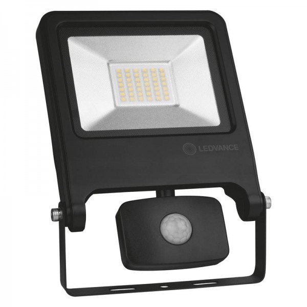 Прожектор светодиодный FLOODLIGHT VALUE SENSOR 30Вт 4000К IP44 с датчиком черн. BK LEDVANCE 4058075268722 