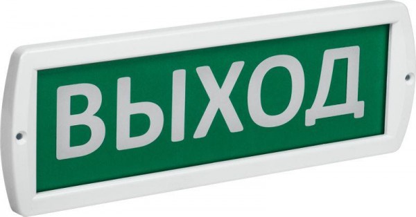  Оповещатель охранно-пожарный световой Топаз 24 "Выход" 24В IP52 IEK LSSA1-01-2-024-52-VYHD 